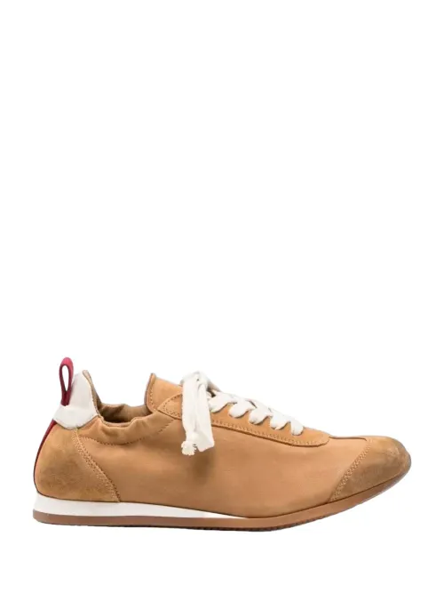 Uma Wang Round Toe Lace-Up Sneakers