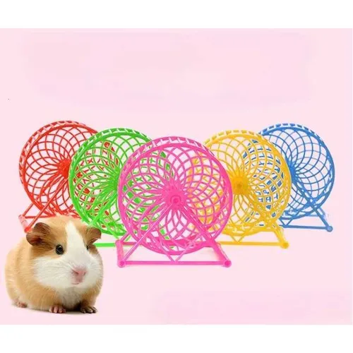 Funny Hamster Mouse Mice Small Exercise Toy Hamster Sports Run Spinner Sport Wheel Hamster Cage Toys Small Animals Pet Supplies M251205