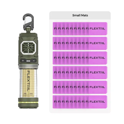 TINY REPELLER S - 2-in-1 Portable Mosquito Repellent with Lighting - With 60pcs Mats / GREEN
