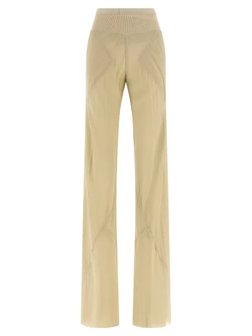 Rick Owens Bias Trousers — Beige