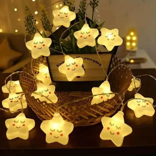 1pc Star LED String Lights Battery Powered Decorative Lights Decorations For Valentine Day And PartyXJ250612