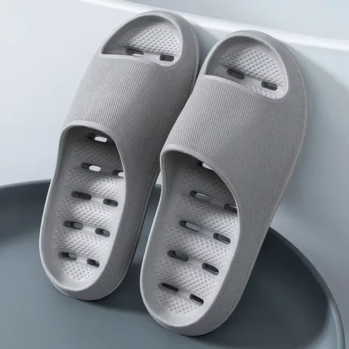 Men's Quick-Drying Anti-Slip Bath Slippers Summer Indoor Home Eva Couple Shower Slippers Anti-Odor Bathroom Sandals