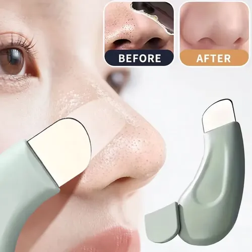Facial Blackhead Removal Tool, Deep Cleansing Facial Spatula, Nose Whitehead Remover, Skin Pore Cleaner Skin Care Beauty Tool