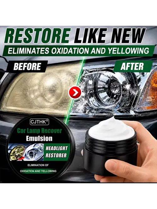 Car Headlight Restoration Polishing Kits Remove Oxidation Yellowing Restore Clarity Auto Headlamp Scratch Remove Polish Care Kit