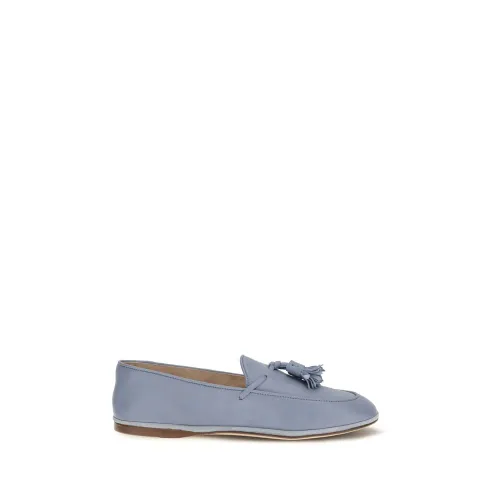 Fratelli Rossetti Tassel-Detail Calf Leather Loafer — Blue