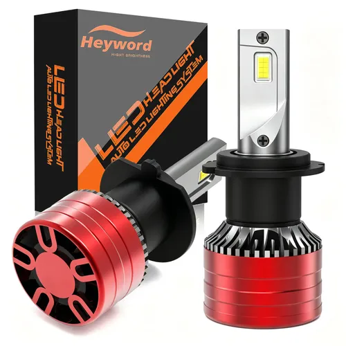 Heyword 2Pcs Car Headlight H4 H7 LED H11 9005 9006 H1 Auto Bulbs 390W 129000LM Light Lamp 6000K 12V Led Headlight Bulbs