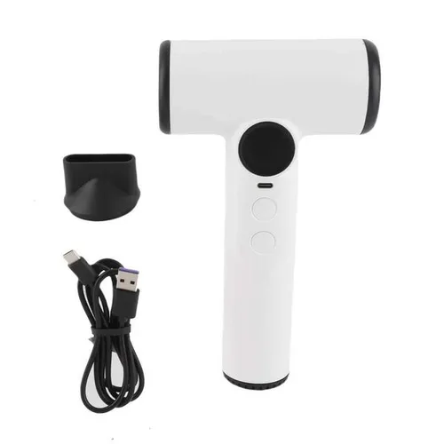 Small Cordless Hair Dryer USB Rechargeable Fast Drying Compact Hair Blow Dryer 3 Temp 15000mAh with Digital Screen for DormT251118