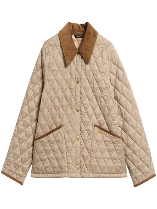Barbour Quilted Jacket — Beige