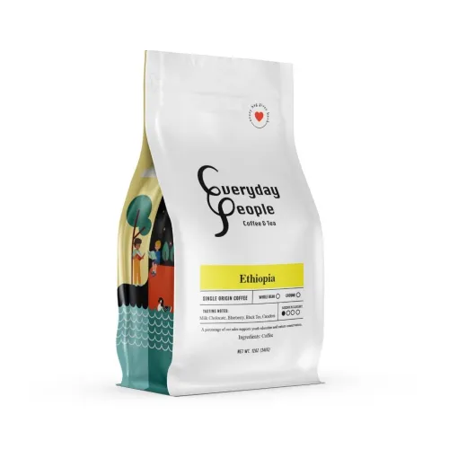 Ethiopia Natural Single Origin- Medium Light Roast - Whole Bean / 12oz