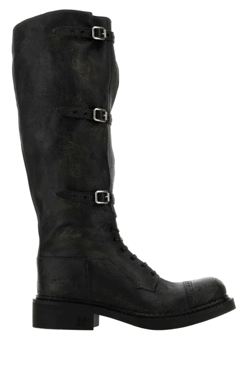 Miu Miu Boots — Black