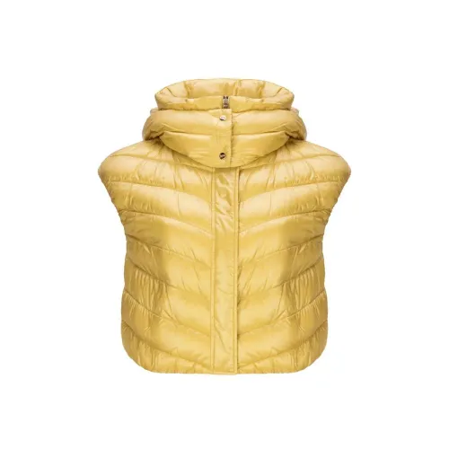 Herno Quilted Down Vest — Yellow