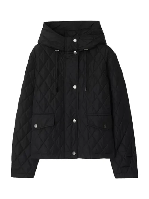 Burberry Quilted Down Jacket — Black