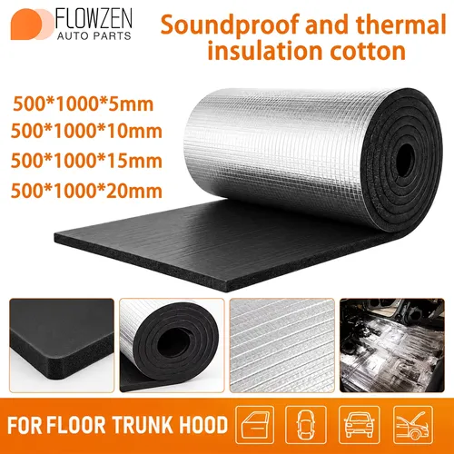 5/1015/20mm Car Soundproofing Heat Insulation Cotton Roll For Car Sound Proofing Deadening Auto Hood Engine Noise Insulation Mat