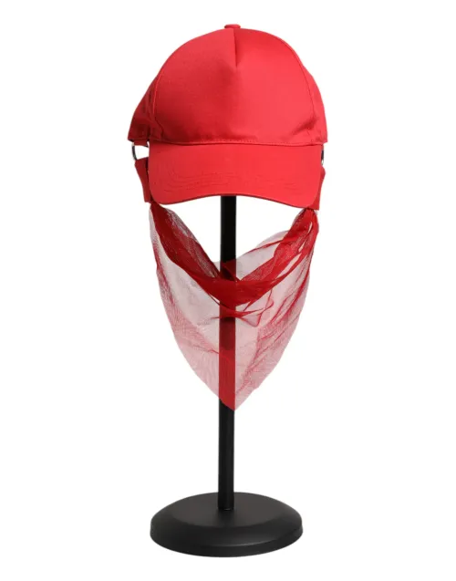Dolce & Gabbana HAT9743 Cotton Baseball Cap — Red