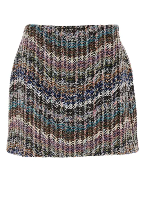 Missoni Embroidered Boucle Mini Skirt