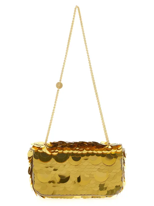 Paco Rabanne Sparkle Mini Shoulder Bag — Gold