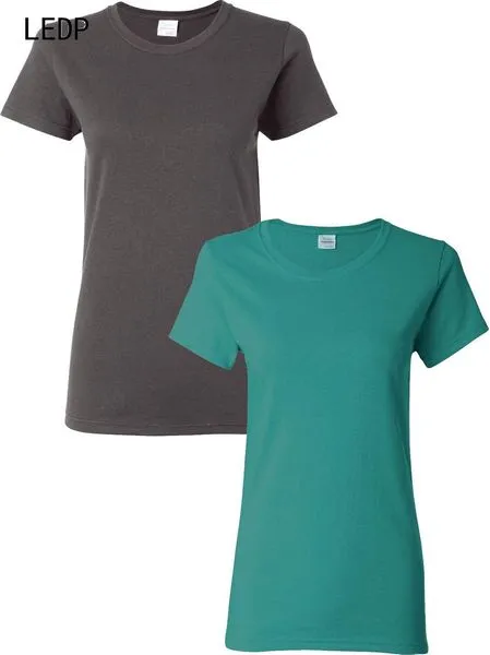 217353 Fluorescent Moss Night Light T-Shirt Large Size Lady Micro Landscape Eco Breathable Eco-friendly Forest System Short Sleeve