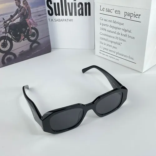 PppRRAa Miuccia Milan Designer Sunglasses Luxury Vintage Black EyewearTriangle Signature UV400 Women Men