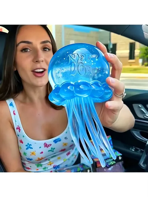 Squishies Nee Doh Jellyfish Squish Toy Fidget Toy, Water Sensory Soft Jelly Squeeze Stress Relief Fidget Toy Squeeze Blind Box