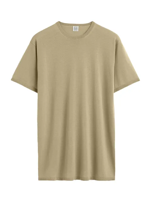 Toteme Lyocell-Cashmere Knit Sweater — Beige