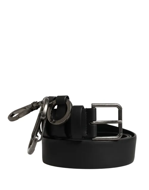 Dolce & Gabbana Calf Leather Belt — Black