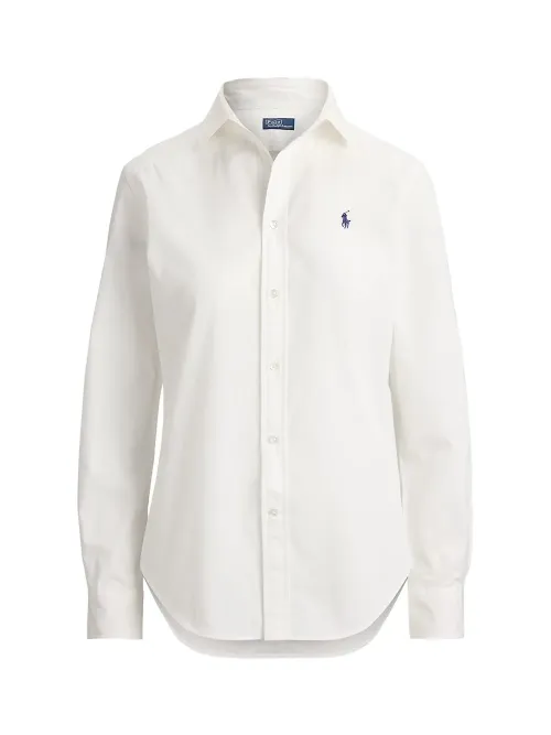 Ralph Lauren Slim Fit Cotton Shirt — White