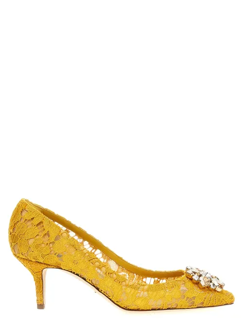 Dolce & Gabbana Bellucci Pump — Yellow