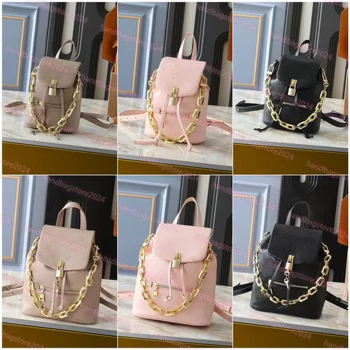Designer Coussin Backpack bag women chain handbags totes high quality with lock embossing back pack backpacks Clutch wallet Hobo purses ladies Knapsack Satchels