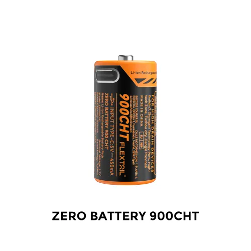 ZERO BATTERY - High Performance RCR123A Li-ion Battery (special) - 900mAh / 3-pack