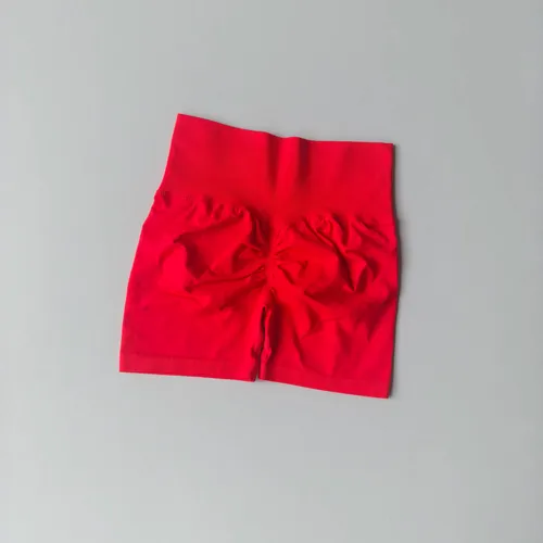 Summer High-Waist Women's Yoga Shorts Breathable Fitness Shorts Butt Lift Sports Running Cycling Push-Up Workout Gym Shorts