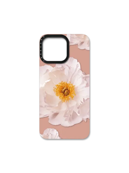 Peony Blush - iPhone 15 / Back Cover (Requires CASECESS Base Case for use)
