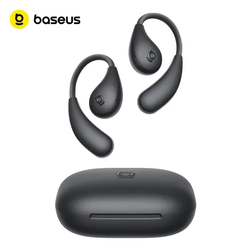 Baseus BF1 Lite Open-Ear Sport Wireless Earphones Bluetooth 5.4 EarHooks Big Bass Sport Earbuds 60Hrs Playtime
