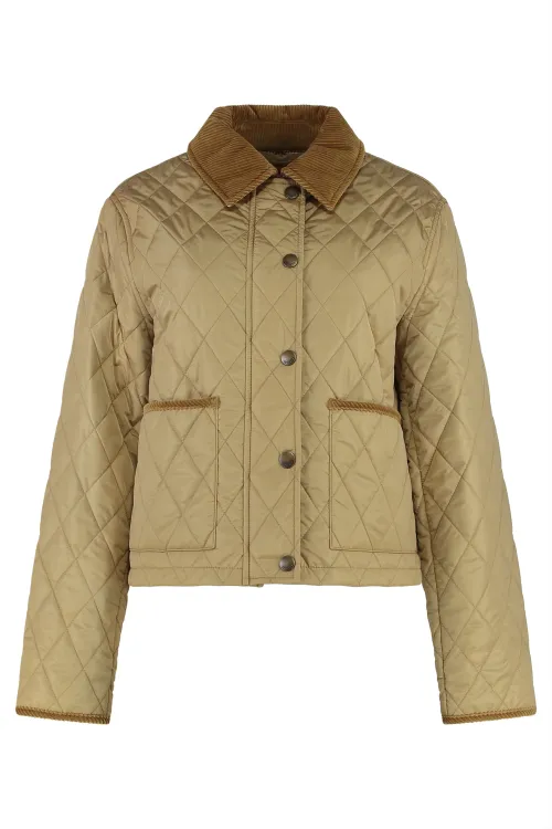 Burberry Quilted Jacket — Beige
