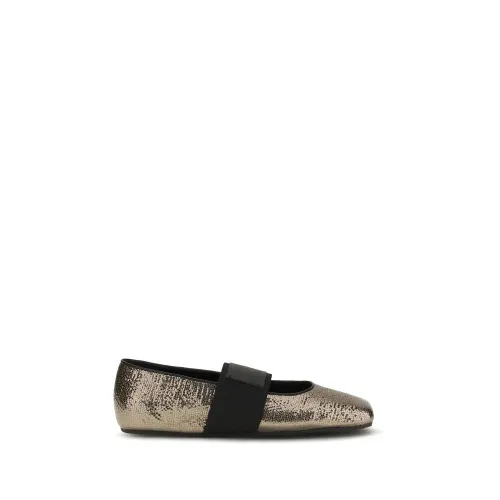 Givenchy Paris Ballet Flat — Gold