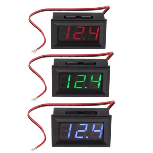 Dc 4.5 V-30 V Digital Voltmeter 0.56 "Led 2-wire Voltage Volt Meter Panel Gauge