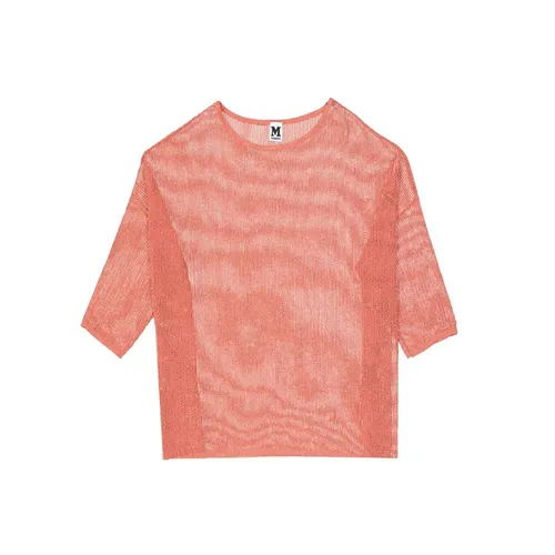 Missoni Metallic Knit Blouse — Pink