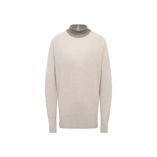 Brunello Cucinelli Cashmere Turtleneck Sweater — Beige