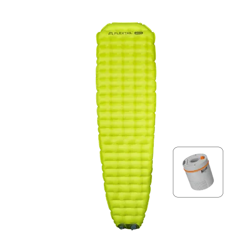 TINY SLEEPING PAD R09 AVS-World's Lightest 9.4 R-value Sleeping Pad with Automatic Inflation - R09 Mummy Large