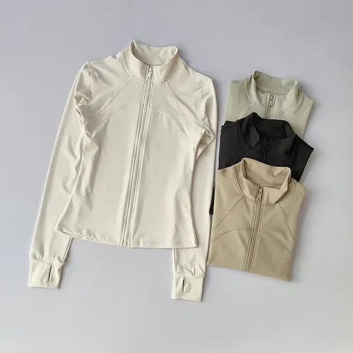 Women's Sports Jackets Quick-drying Running Training Coat Fitness Top Gym Jacket Long Sleeve Sports Jacket Workout Sweatshirt
