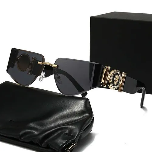 Luxury Sunglasses 2026 Fashion Daily European And American Style Curved For Women 2025 New High End Inverted Triangle Beauty Head Accessories Sunglasse