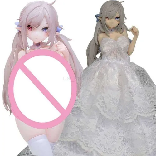 25CM Insight Pure White Erof Nude Ver Sexy Girl Anime Action Figures PVC Hentai Collection Doll Model Toys Gift Figurine C2511177