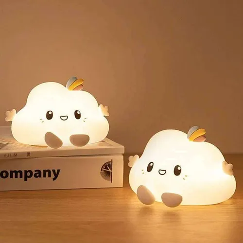 Nightlight, bedside atmosphere lighting, bedroom sleep sleep, baby feeding, USB charging, pat light H260224